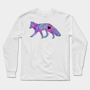 Fox Heart Rainbow Long Sleeve T-Shirt